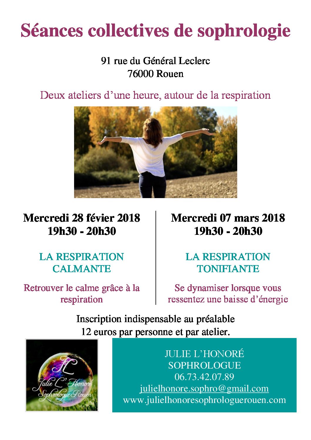 Séances collectives respiration