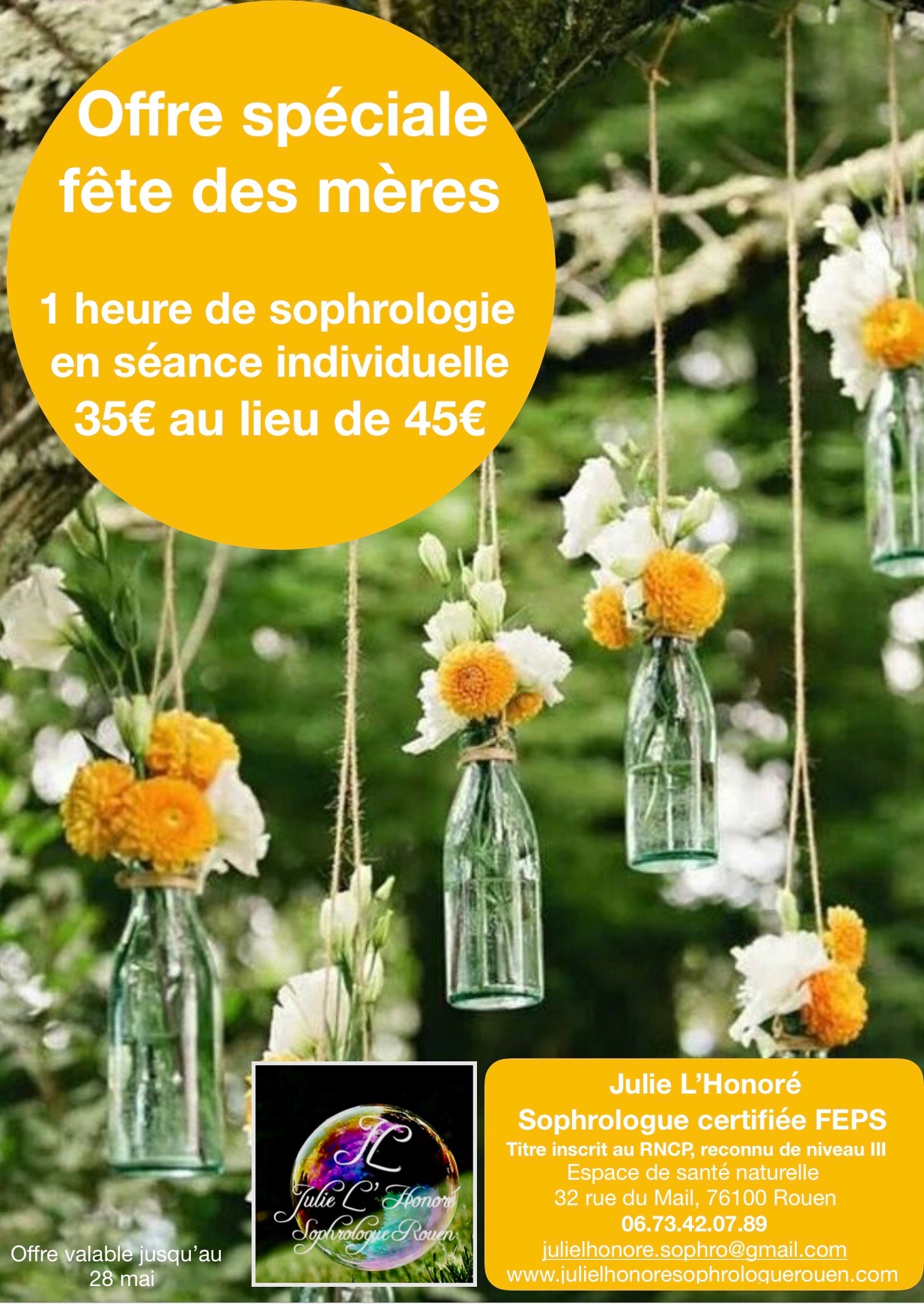 offre fête des mères sophrologie julie l’honoré sophrologue rouen